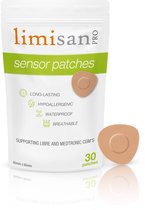 Limisan Pro Sensor Patches - Beige Sensor Pleisters - Freestyle Libre - Dexcom - Medtronic Guardian - 30 Stuks