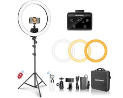 Neewer SRP18-2.4G, remote 18″ led ring light – podcast – video