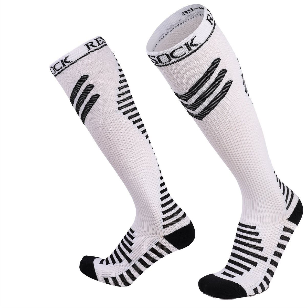 Resock Performance Compressiekousen - Sport Compressiesokken - Hardloopsokken voor Heren - Voorkom Spierpijn - Verminder Blessures - Sneller Herstel - Betere Prestaties - Geschikt voor alle Sporten