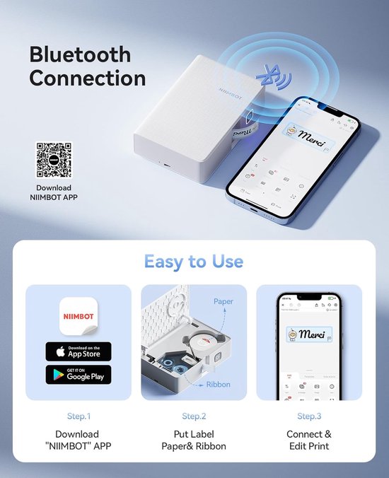 מדפסת מדבקות N1&nbsp;מבית Niimbot