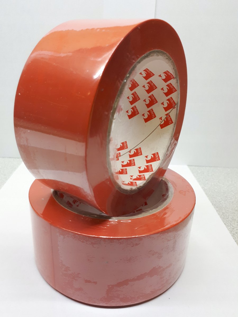 Scapa Orange Waarschuwingstape 100 mm x 33 m - Veiligheid en markering
