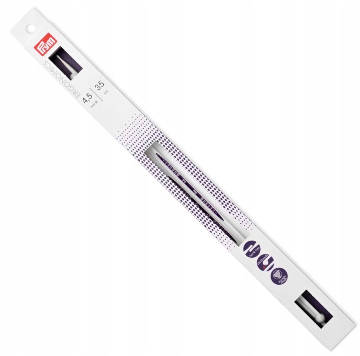 Prym Ergonomie Breinaalden Rechts 4,5 mm 35 cm