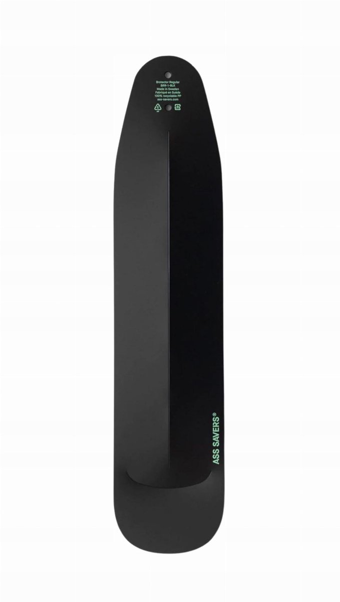 Ass Savers Brotector Regular Achterspatbord - Zwart