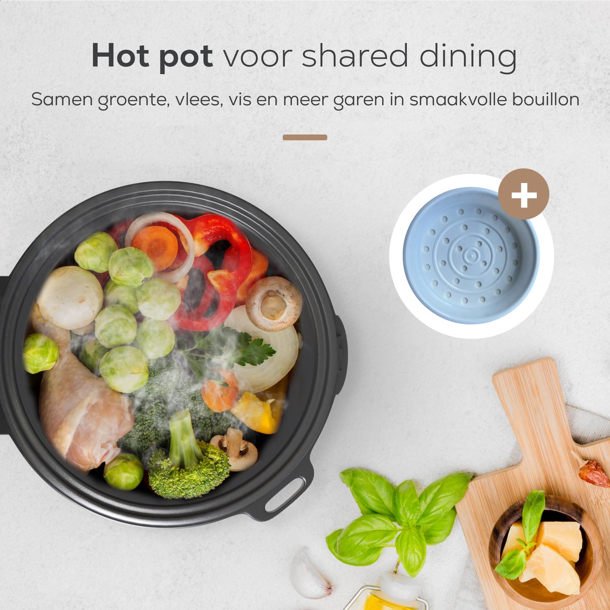 KitchenLove Mini Rijstkoker 0.4L - Multicooker voor 1-2 Personen thumbnail 6