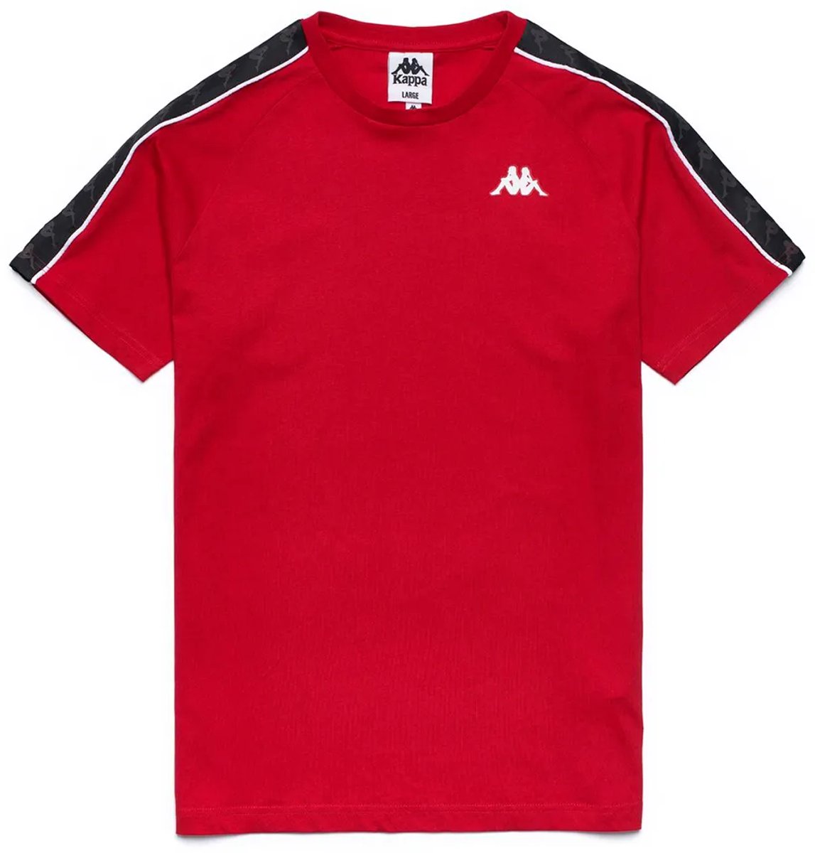 Kappa Coen Slim 222 Banda T-shirt Met Korte Mouwen M Jongen Zwart