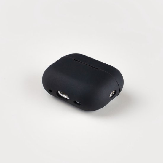 Hoesje voor de AirPods Pro 3 in de kleur Zwart - TCH - Beschermhoes - Siliconen - Case - Soft case