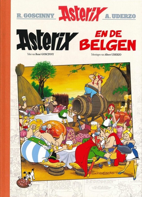 Asterix lu24. asterix en de belgen (luxe editie) - cover