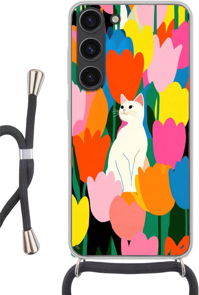 Tulpen - Kat - Kleurrijk