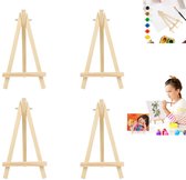 Het Silhouet Van Een Vrouw Die Een Beeld Met Verven Op Canvas Op Een