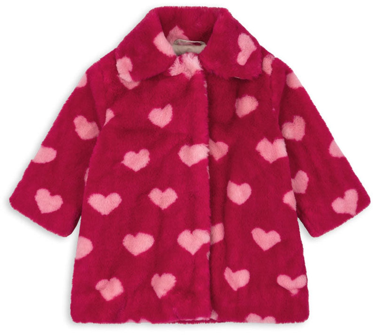Konges Slojd Fuzzie Coat Grs Jassen Meisjes - Winterjas - Roze - Maat 110/116