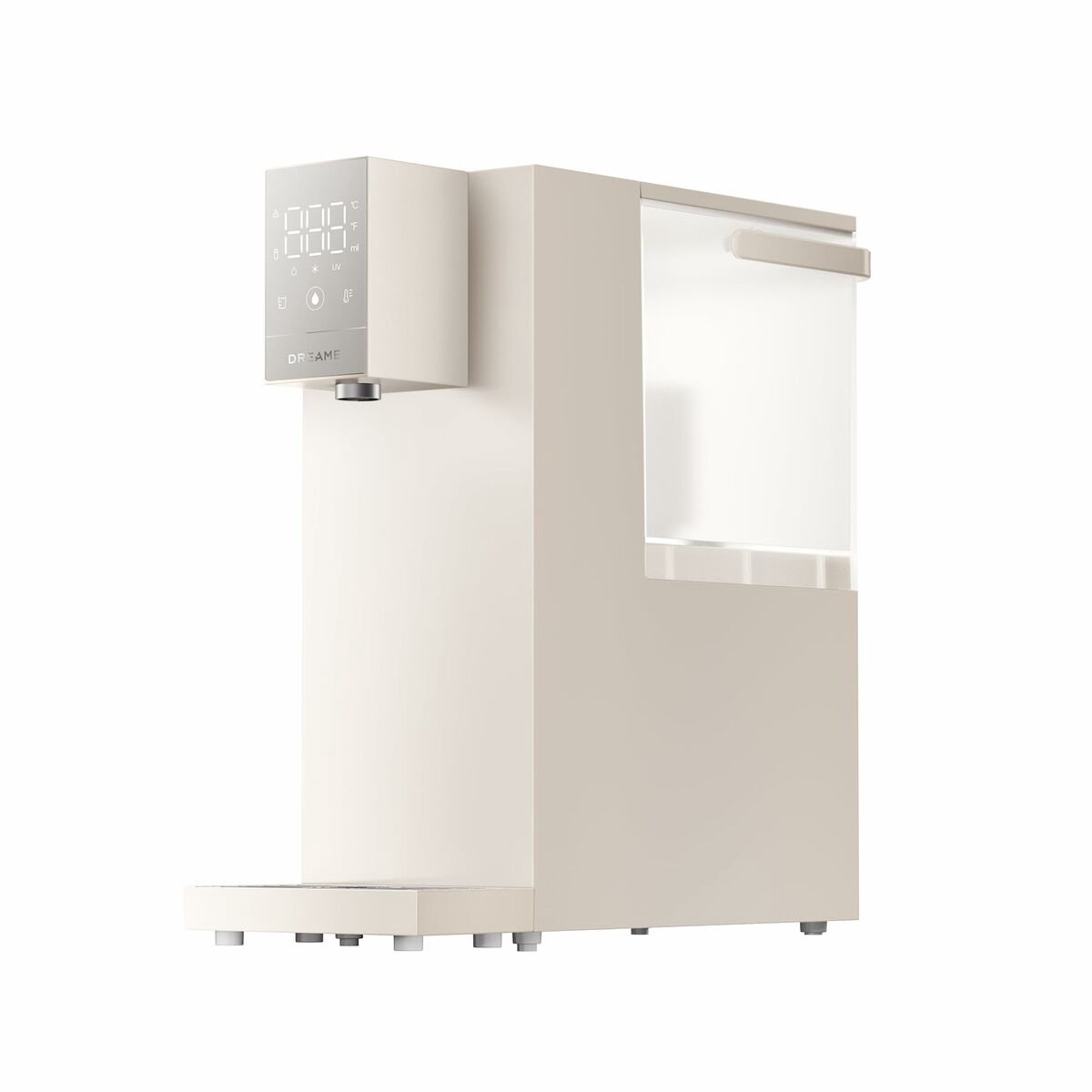 Dreame C10 waterdispenser, voor op het aanrecht, met temperatuur- en stroomregeling, UV-sterilisatie en meertapsfilter, 2,7 L reservoir, klaar voor gebruik zonder installatie, heet en koud water