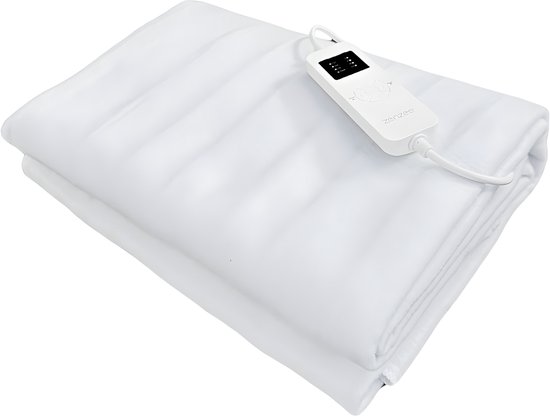 Elektrische Deken 190 x 80 cm Wit 60W Met Timer - Elektrische - €49,99