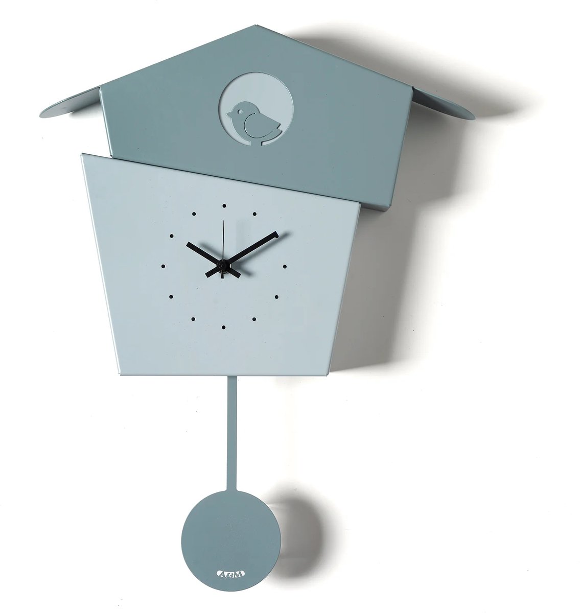 Wandklok met slinger MODERN DESIGN