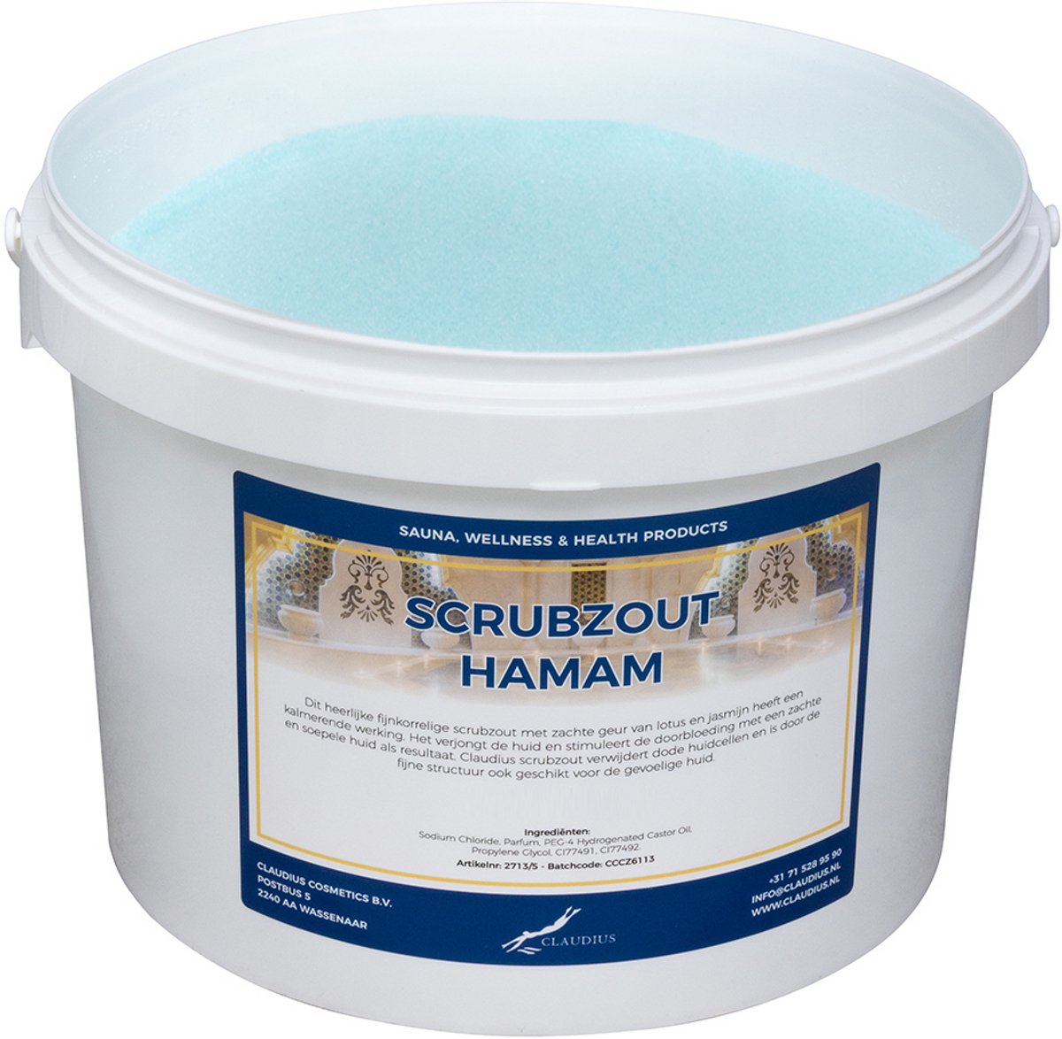 Scrubzout Hamam - 20 KG - Hydraterende Lichaamsscrub