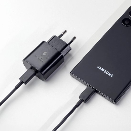 Samsung Universele USB-C adapter/oplader - Snellader (25W) - Zwart