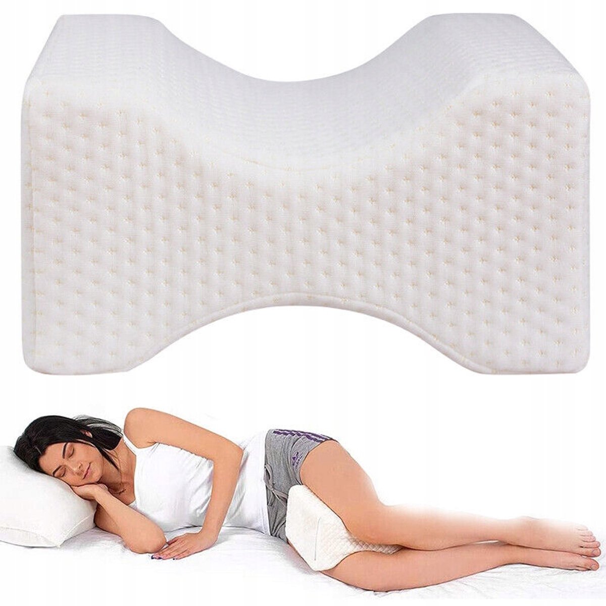 Premium Kniekussen voor Zijslapers - Orthopedisch Comfort