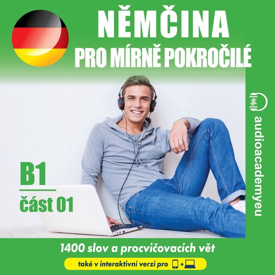 Němčina pro mírně pokročilé B1_část 01 - cover