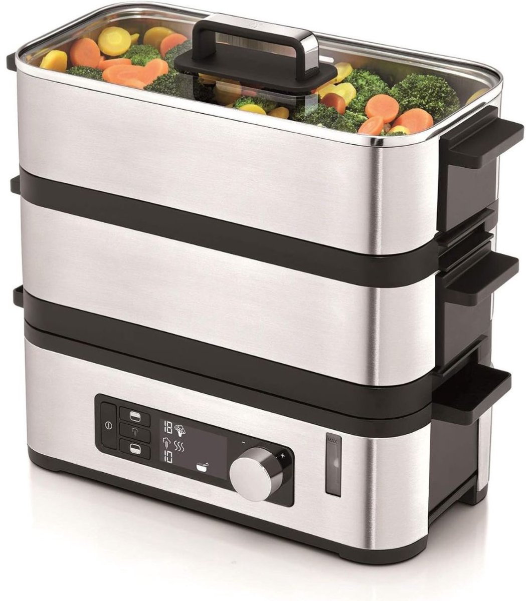 Daily Supplies® Stoomkoker - Stoompan - Stoompot - Steamer - 28L x 14W x 28H