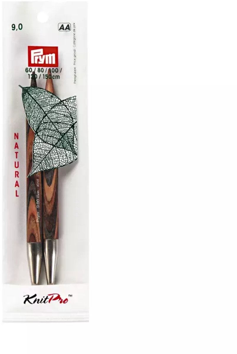 KnitPro Houten Rondbreinaalden 9mm - Glad & Duurzaam