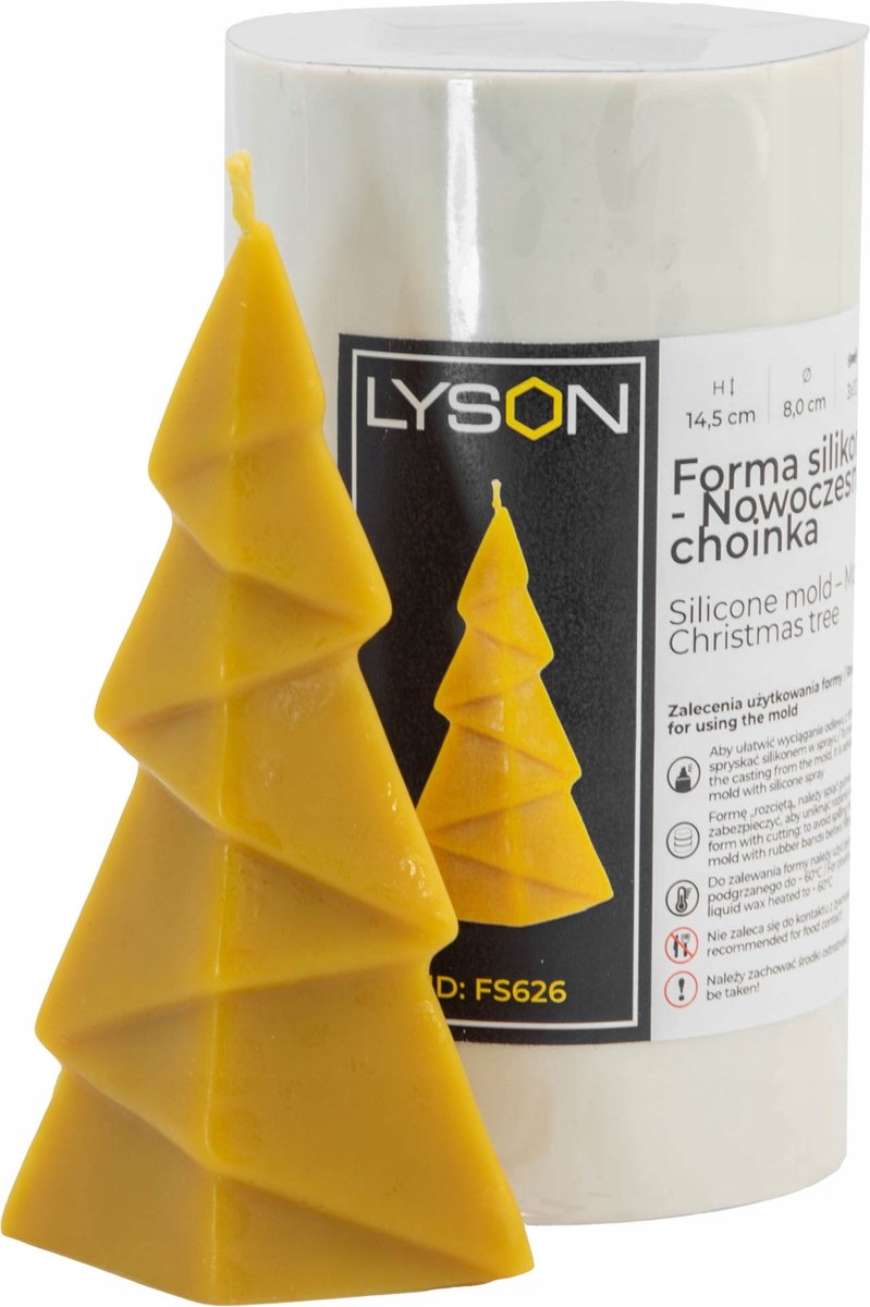 Moderne siliconen mal kerstboom - Creëer unieke kaarsen