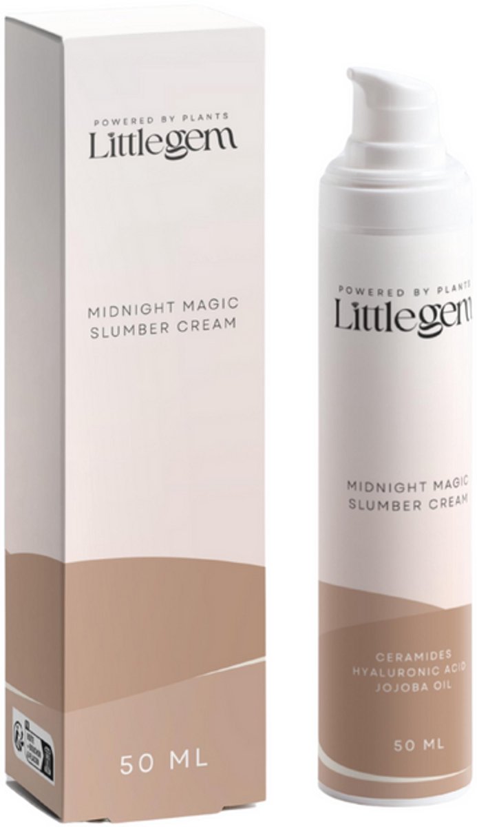 Natuurlijke en rijk voedende nachtcrème, Midnight magic slumber cream - hydratatie & huidherstel tijdens je slaap