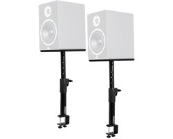 Studiomonitor tafelstatieven - met klem (set van 2) - Zwart Innox IVA