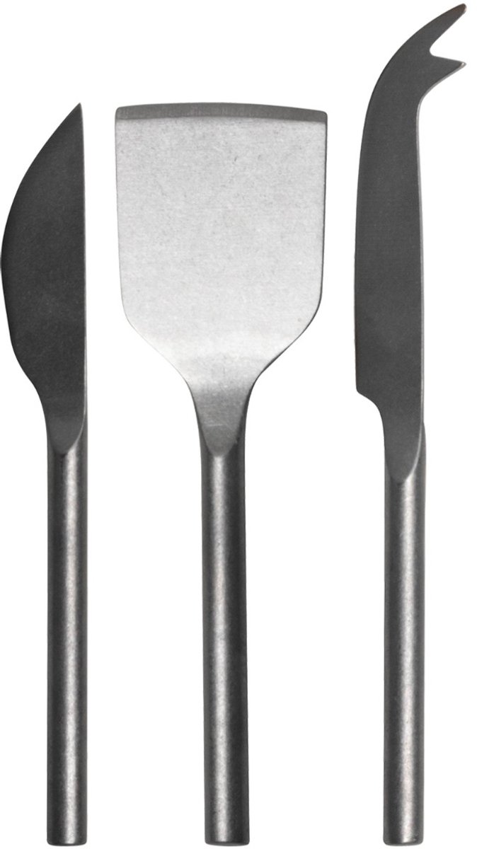 Gusta - Sunday - Kaasmesjes - Vintage zilver - Set van 3