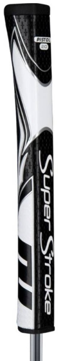 SuperStroke Zenergy Pistol GT 2.0 Puttergrip - Zwart Wit