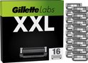 Gillette Labs XXL verpakking met 16 mesjes, en een extra mesje en scheerapparaat.