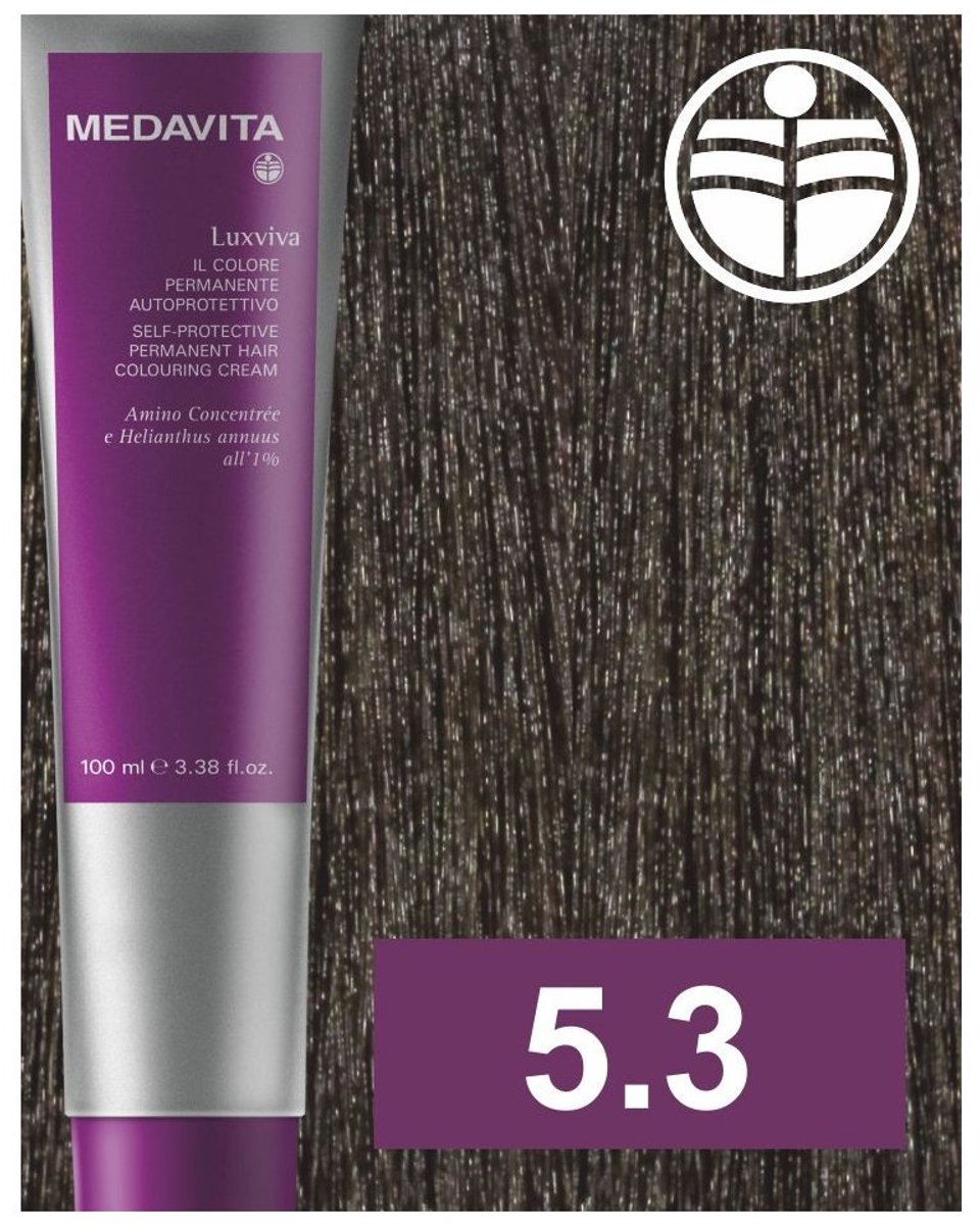 Medavita Color Luxviva 5.3 lichtbruin goud