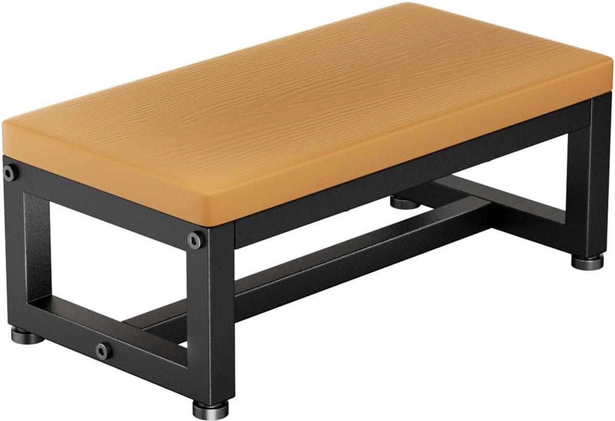 Stevige Houten Opstapkruk Met Antislip en Verstelbare Poten