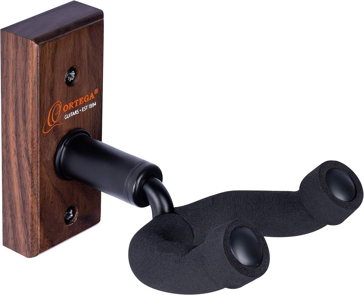 Houten Gitaar Hanger Muurbeugel Donkerbruin - Universele Gitaar Accessoire