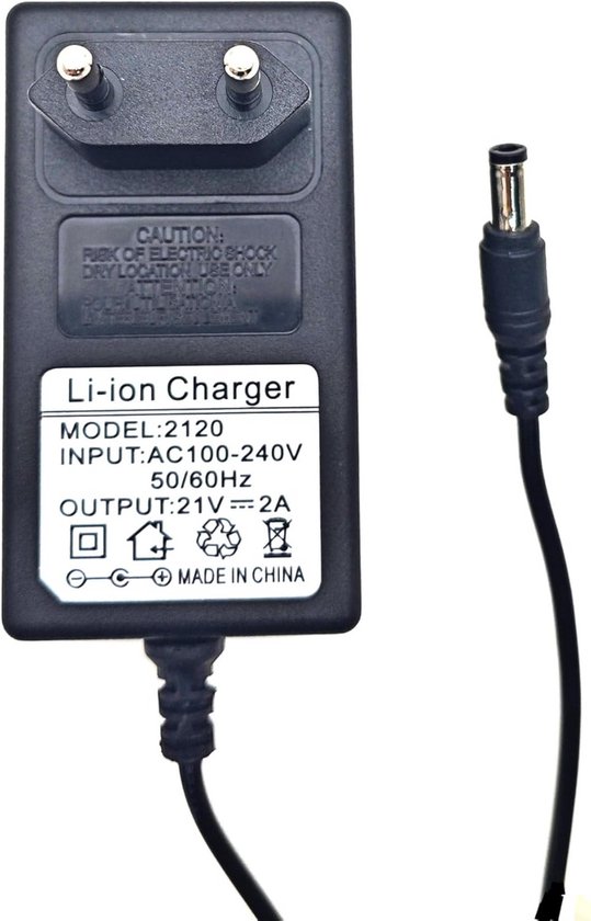 Universele 21V 2A 42W AC/DC Adapter Oplader met Indicatielampje en Veiligheidsfuncties van Universele — afbeelding 3