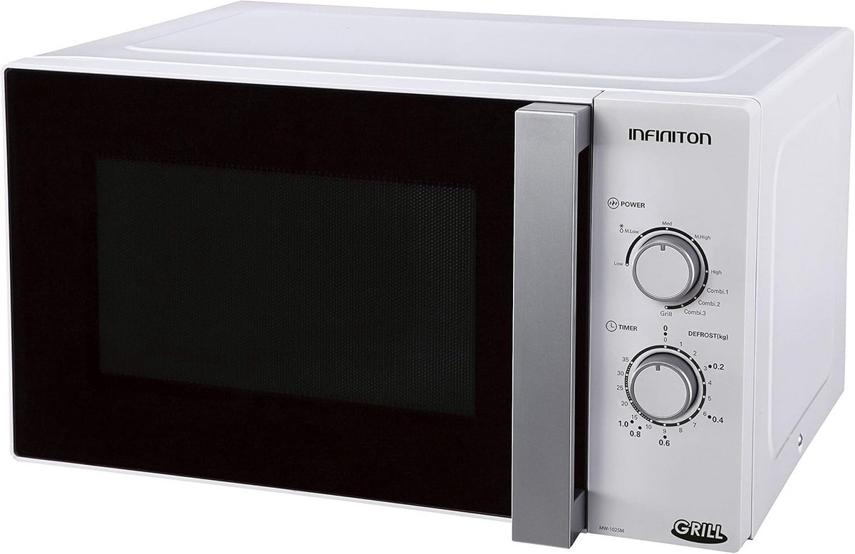 Magnetron met Grillfunctie 25 Liter 1000W - Ruime Magnetron voor Snelle Maaltijden