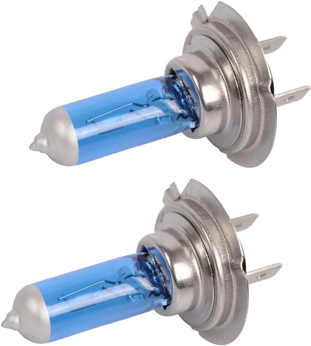 2x H7 Halogeen Koplampen 12V 6000K Wit Xenon Look Zeer Helder 55W Vervanging Autolamp