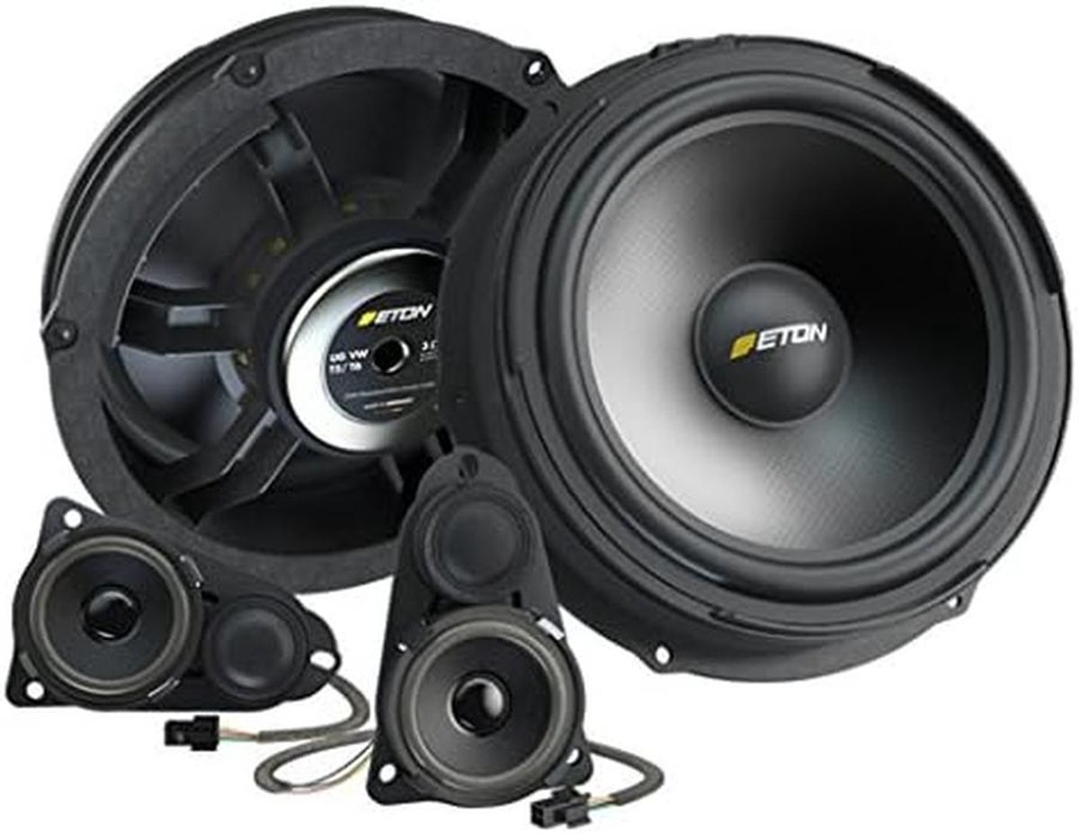 3-Weg Speaker Upgrade Set voor VW T5 - Plug & Play Autospeakers