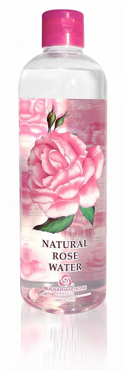Natuurlijk rozenwater | 330 ml | Gezichtstoner met 100% natuurlijk Bulgaars rozenwater