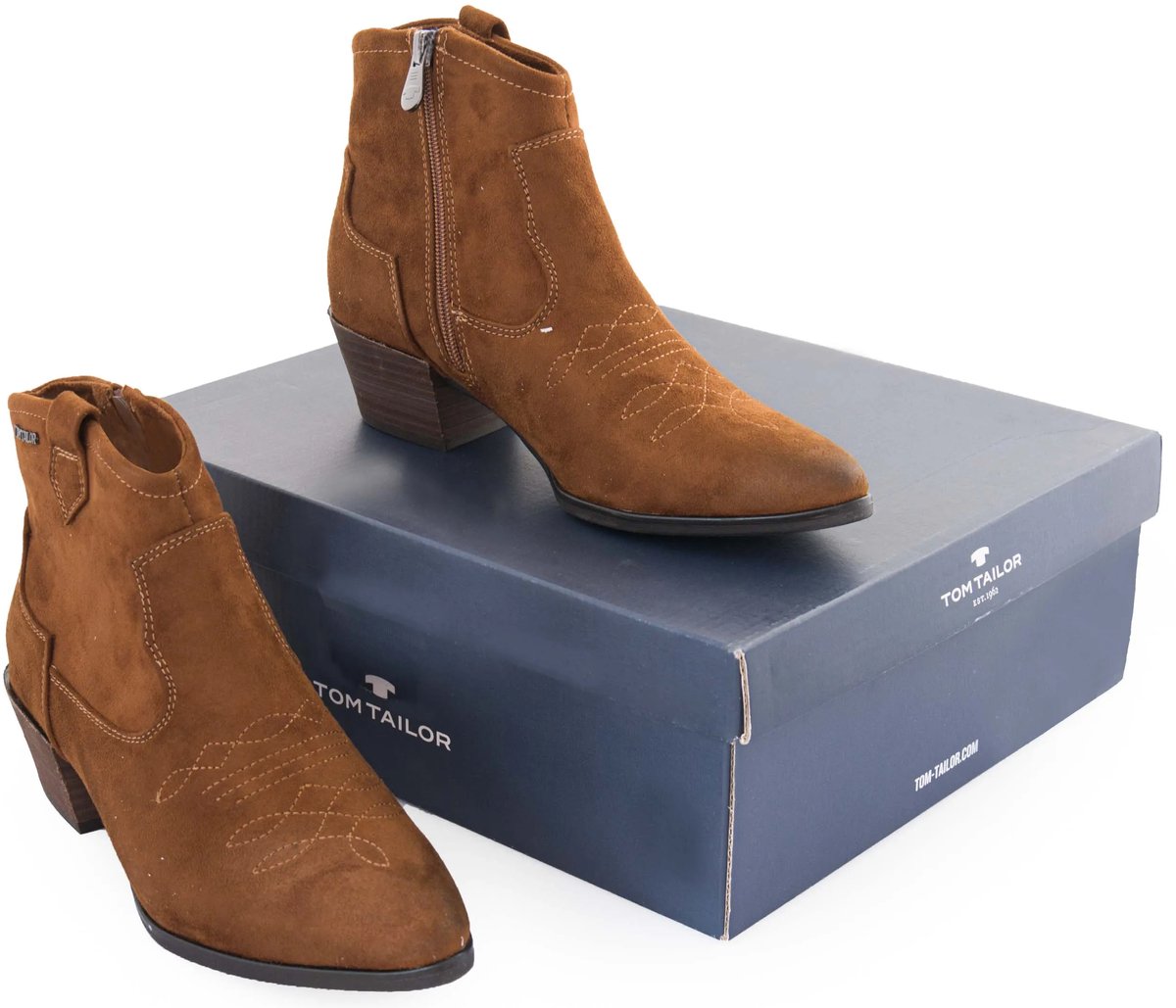 Damesschoenen Tom Tailor Stiefelette Damen Cognac 43 Bruin