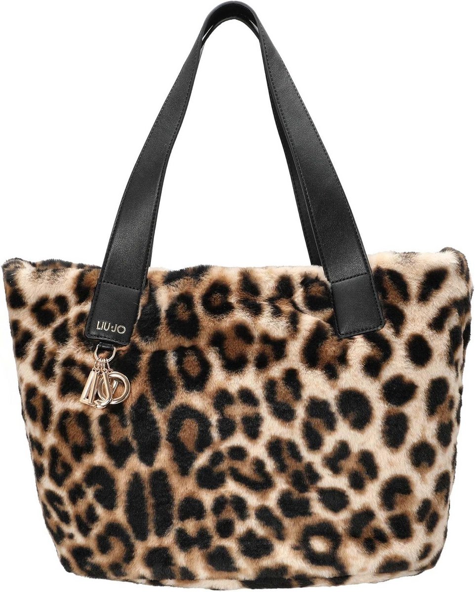 Grote Shopper Tas voor Dames - Shopper Bag met Luxe Bontdetail