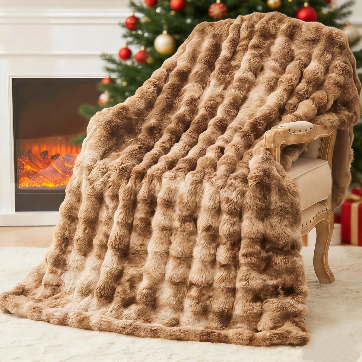 Pluche Knuffeldeken Bank Fleece Zacht en Warm voor Sofa