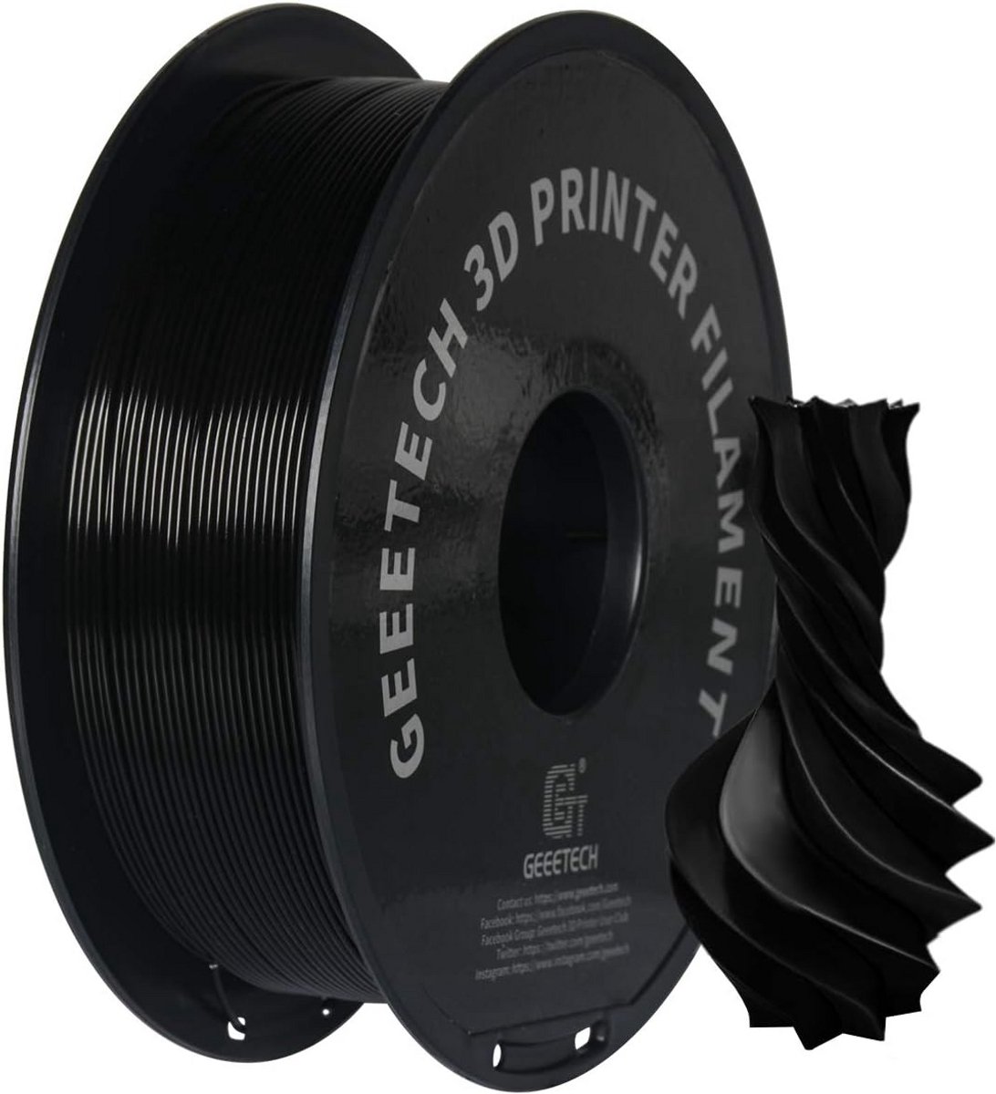 PETG Filament 1.75mm 1kg Zwart voor 3D Printers