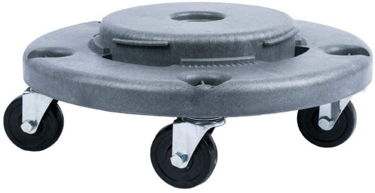 Stevige Pedaalemmer Trolley voor afvalcontainers 120L