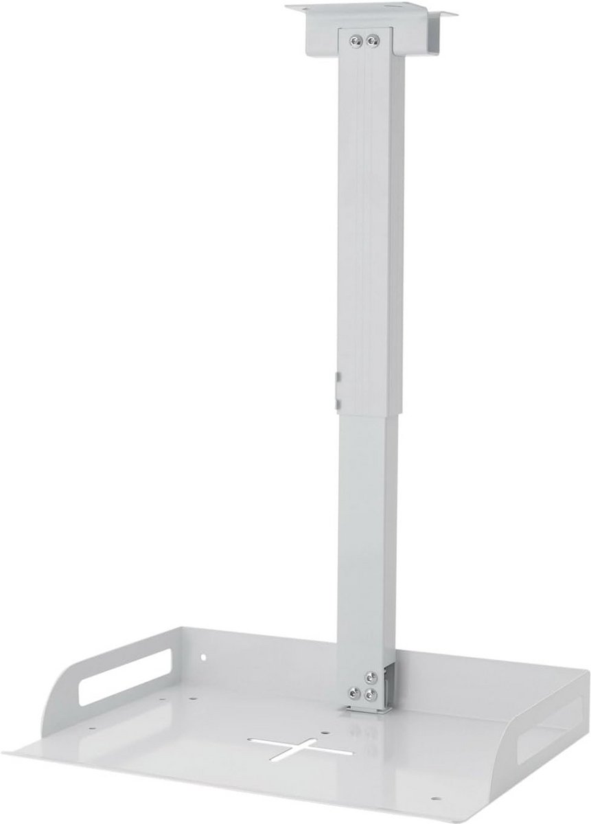 In hoogte verstelbare Projectorstandaard met Plaat - Universele Plafondbevestiging voor Projector - Wit