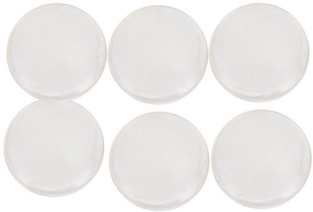 Doorzichtige zelfklevende deurstoppers (6 stuks) – deurstopper - Beschermingspads voor binnen