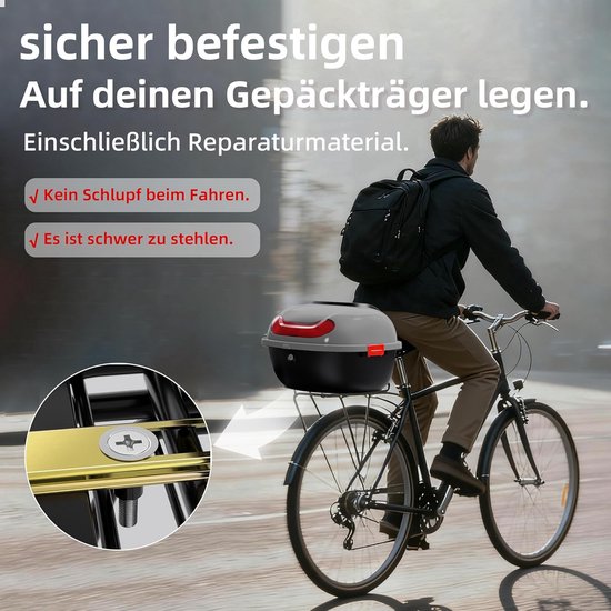 Sacoche De Porte De Vélo Tonyeee Grande Sacoche étanche Pour Porte-bagages - Volume De Sacoche Vélo étanche Porte-bagages Sacoche De Porte De Vélo Tonyeee Grande Sacoche étanche Pour Porte-bagages - Volume De Sacoche Vélo étanche Porte-bagages