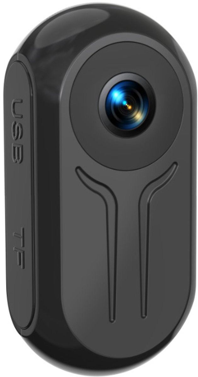 Mini Action Cam - 1080p draagbare actiecamera's, lichaamscamera, motorfiets,mini POV camera, actioncam voor avontuur，Duimcamera，Magnetische actiemcamera，zwart