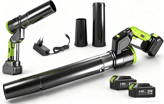 SHDITHOTV Kleine draadloze bladblazer 130.000 omw/min - Draagbare elektrische bladblazer - Mini stofblazer met 2 batterijen - Voor computertoetsenbord, outdoor, auto, thuis
