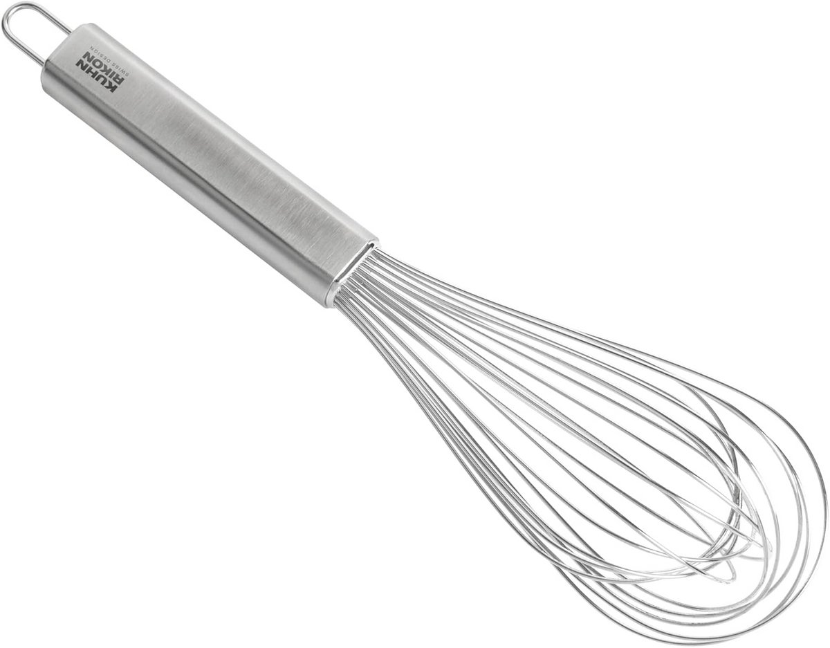 Whisk van roestvrij staal - zilveren afwerking