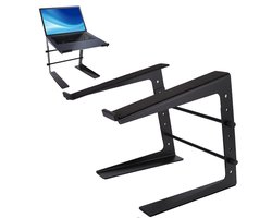 Laptopstandaard – Draagbare Laptophouder – Pyle Antislip Laptop Stand -Monitor Stand met Verstelbare Hoogte – Compatibel met DJ, PC-Gaming, Thuis of Kantoor