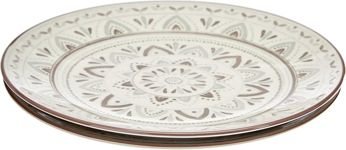 2-delig Dessertborden Set Valencia Aardewerk Diameter 21,5 cm